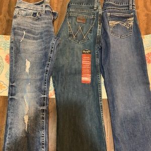 Brand name boys jeans
